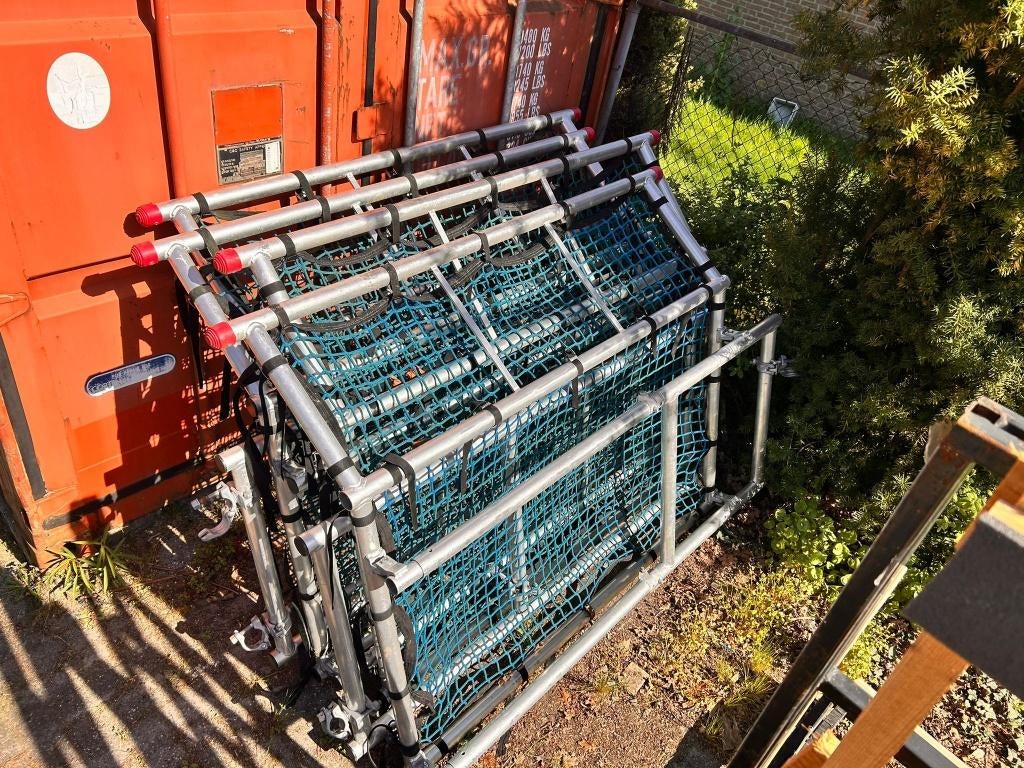 Steiger dakrand beveiliging, Doe-het-zelf en Verbouw, Ophalen, Zo goed als nieuw, Daksteiger, 5 meter of hoger