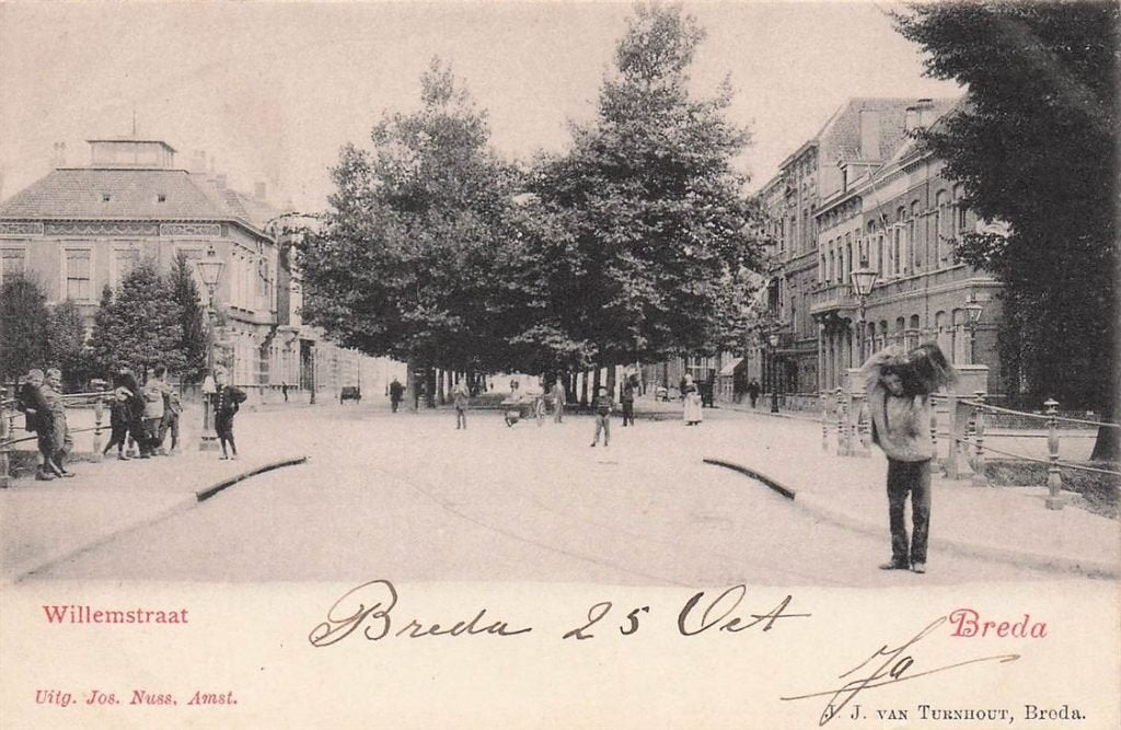 702-345-035 Willemstraat Breda, Verzenden, Voor 1920, Noord-Brabant