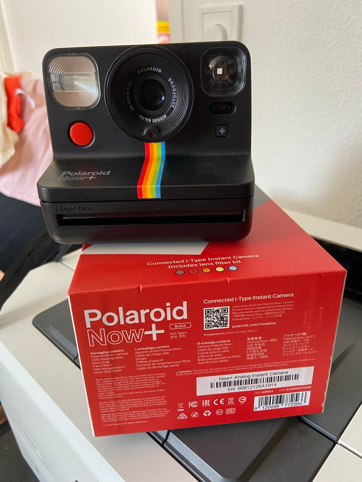 Polaroid Now+ Instant Camera met 3 pakken i-Type film, Bluetooth, Instant camera, Ophalen of Verzenden, Zo goed als nieuw
