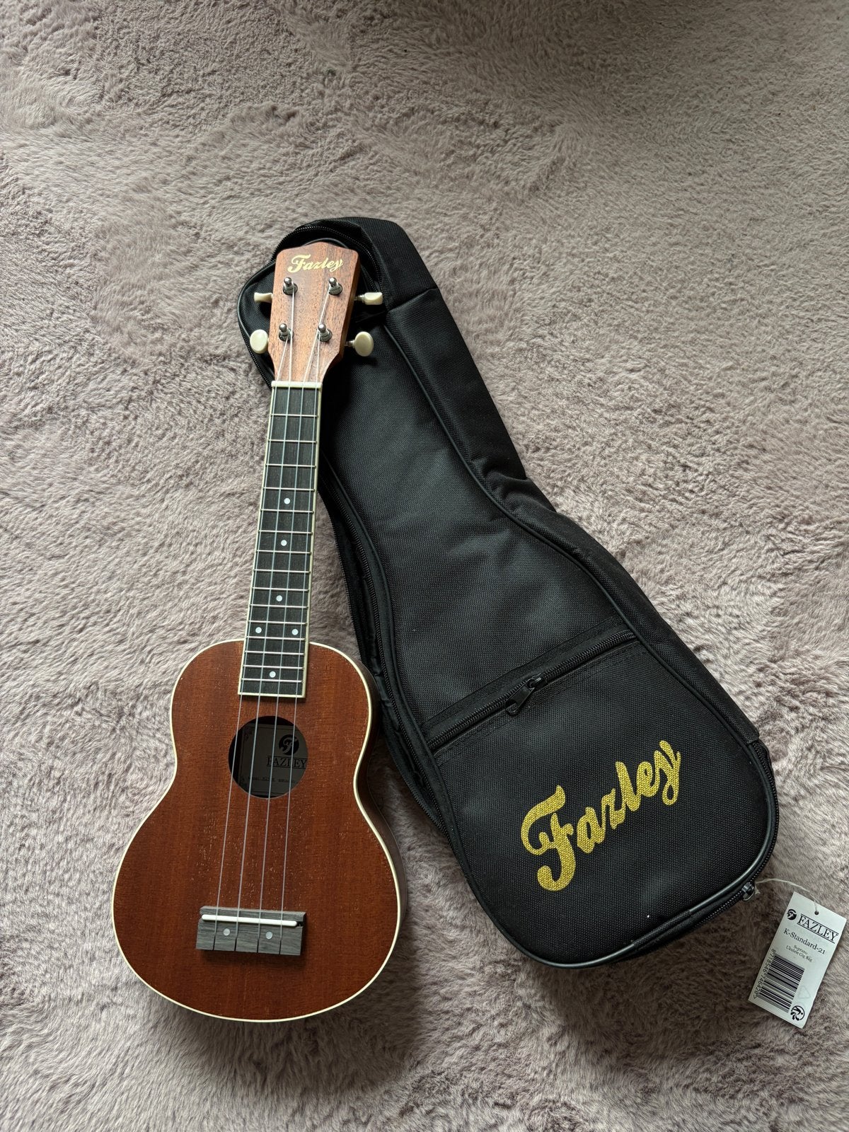 Fazley K-Standard-21 Sopraan Ukelele met Gig Bag, Muziek en Instrumenten, Ophalen, Zo goed als nieuw, Ukelele