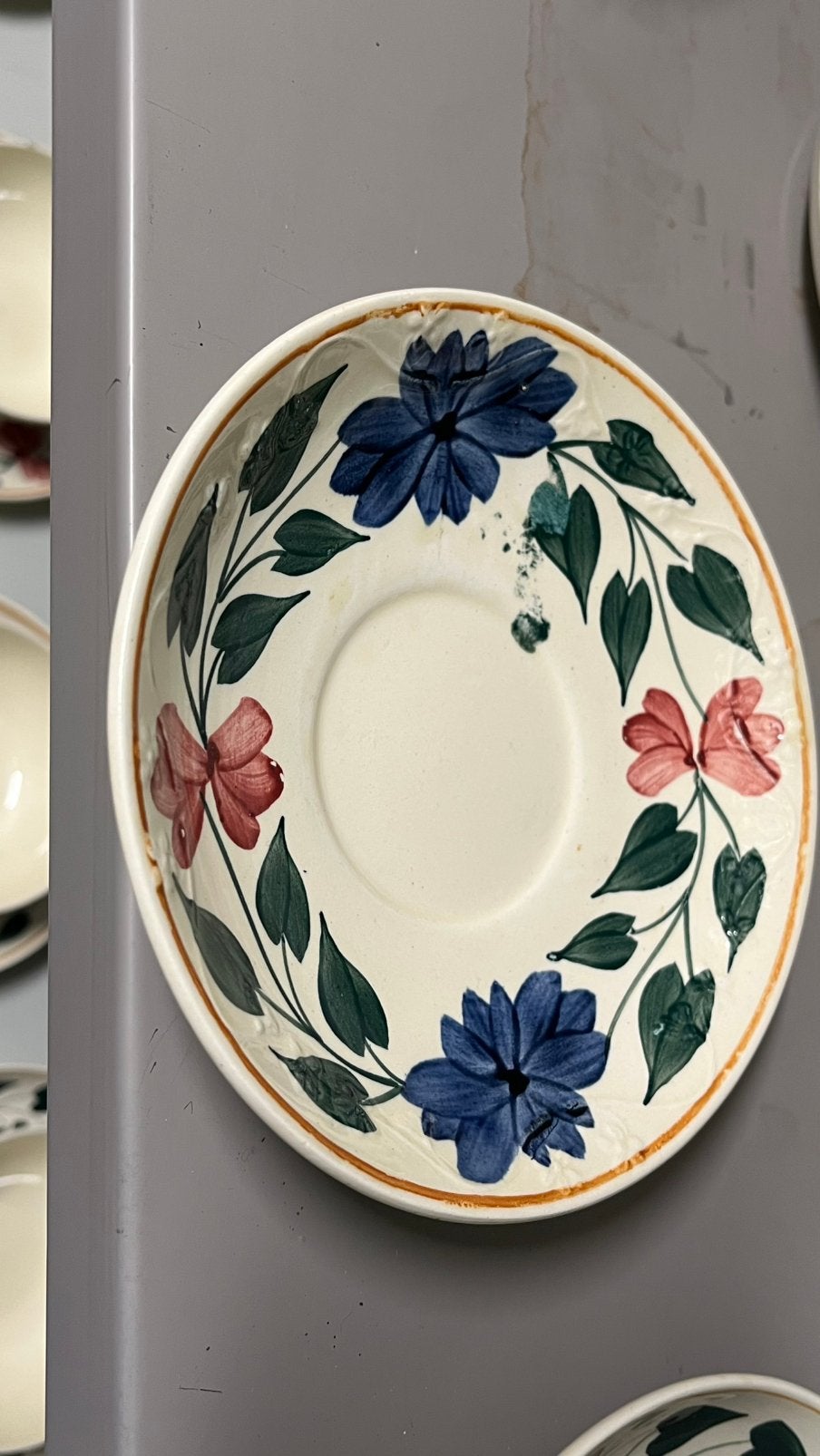 Societe Ceramique schotels BOERENBONT met relief voor 1940, Ophalen of Verzenden