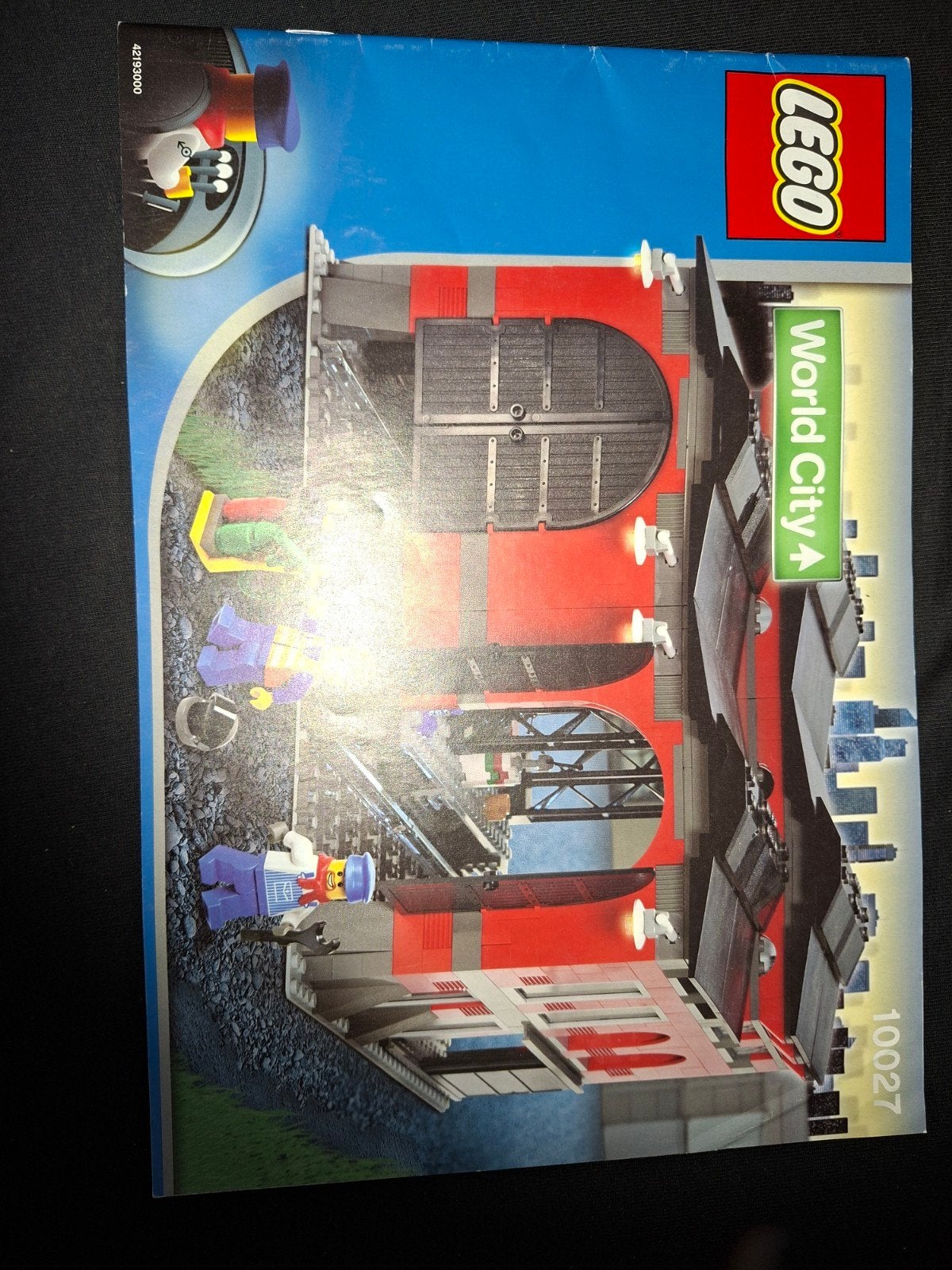 lego 10027 TREIN REMISE met boekje, City, Lego, Ophalen of Verzenden, Zo goed als nieuw