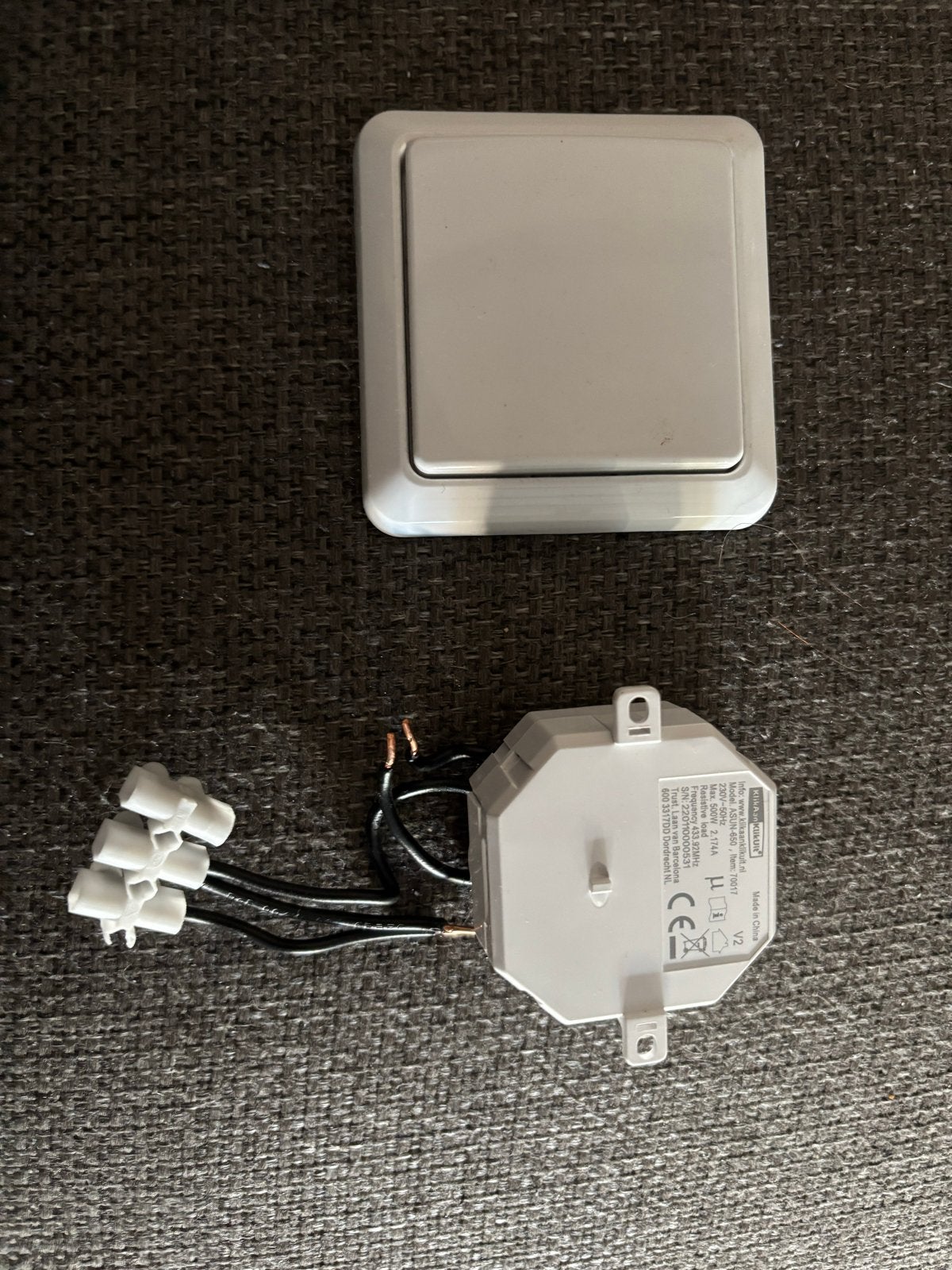 Kaku Smart Home Draadloze rolluikSchakelaar met Ontvanger, Ophalen of Verzenden, Zo goed als nieuw, Overige merken, Schakelaar