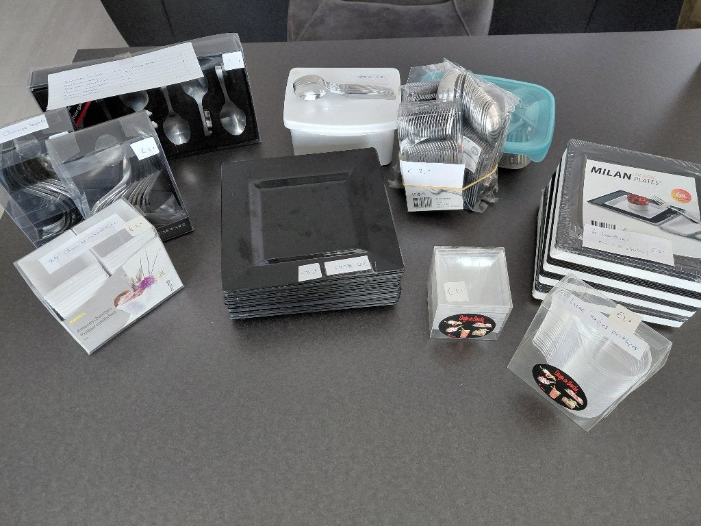 Amuse pakket, Ophalen, Nieuw, Rvs of Chroom, Bestekset