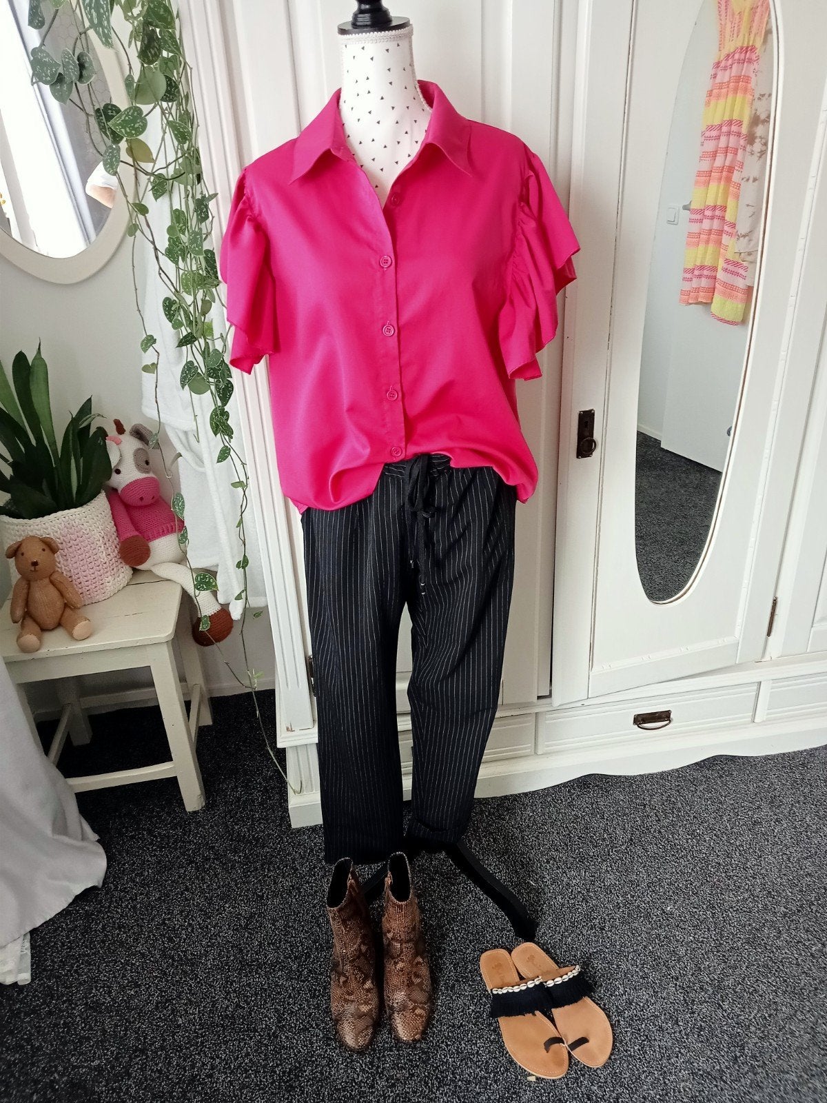 Shein " Blouse maat XL ", Maat 42/44 (L), Ophalen of Verzenden, Zo goed als nieuw, Roze