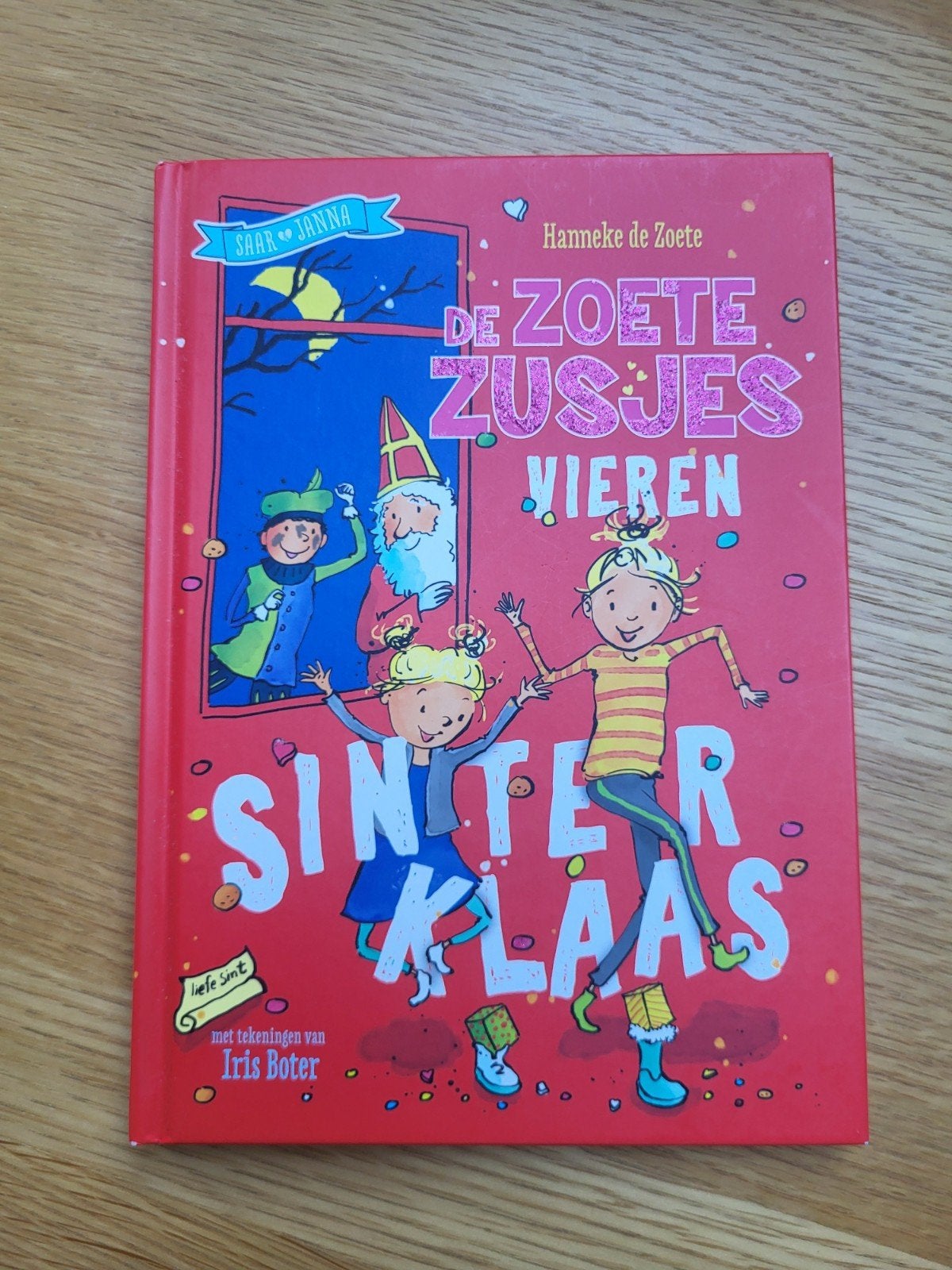 De Zoete Zusjes Vieren Sinterklaas - Hanneke de Zoete, Ophalen of Verzenden, Zo goed als nieuw, Hanneke de Zoete, Fictie algemeen