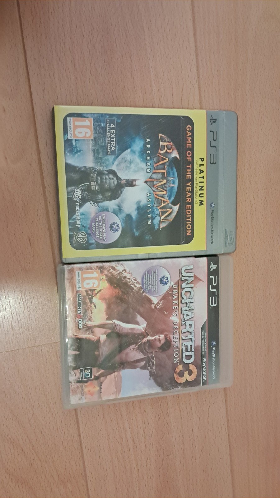 PS3 Games: Batman Arkham Asylum & Uncharted 3, Ophalen of Verzenden
