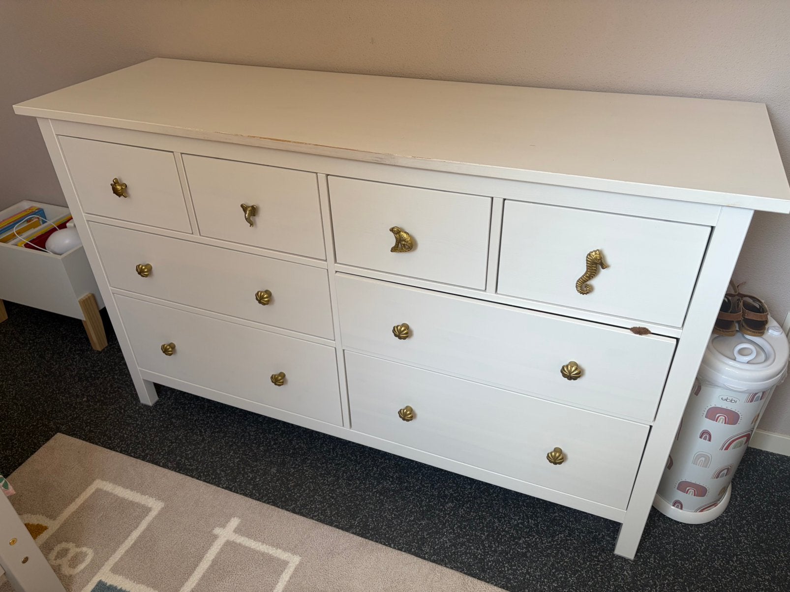 Ikea hemnes ladekast, Huis en Inrichting, Kasten | Ladekasten, Ophalen, 5 laden of meer, 150 tot 200 cm, Zo goed als nieuw