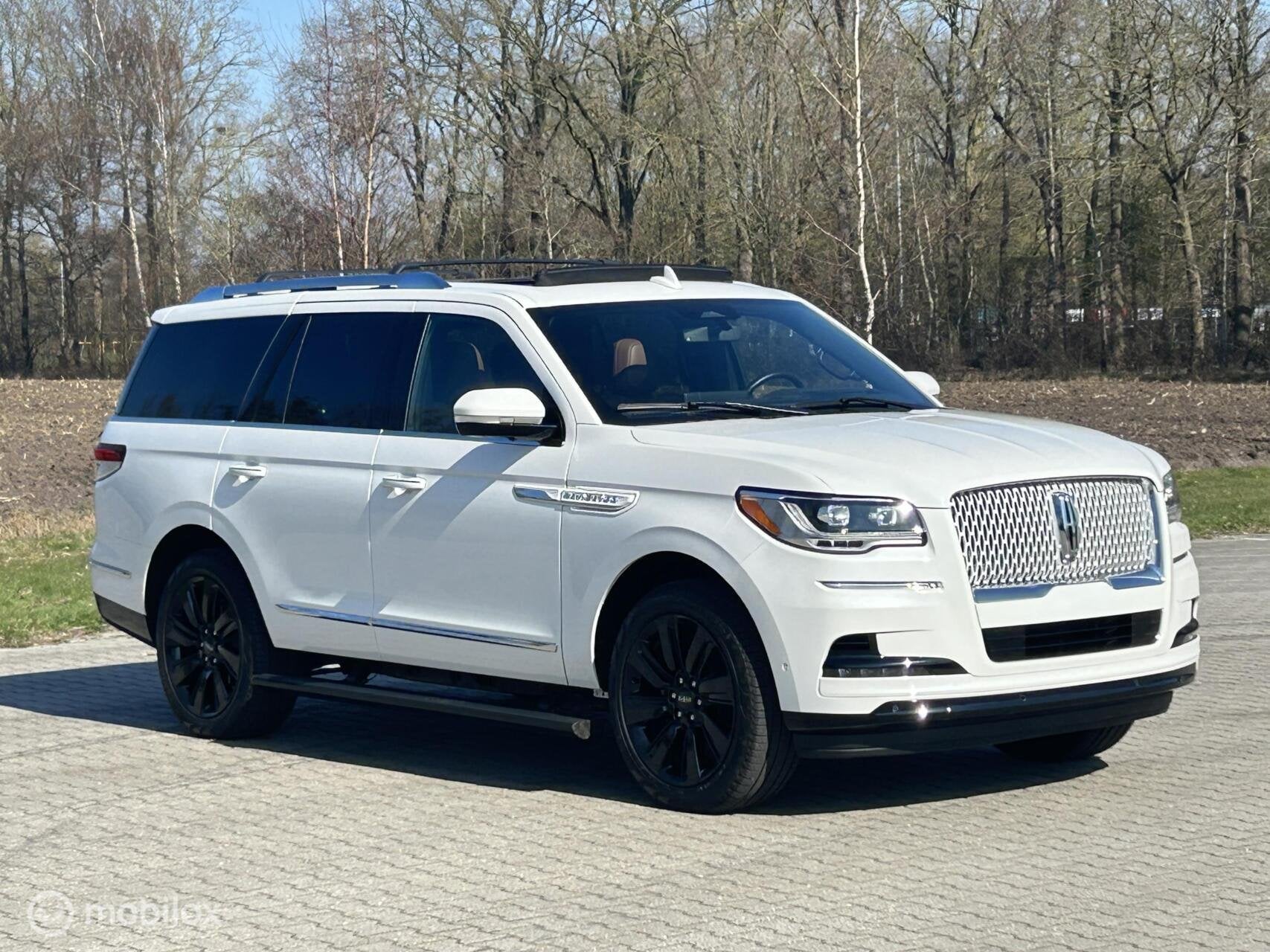 Lincoln Navigator Black Label 7 Pers Grijs kenteken mogelijk, Auto's, Automaat, Overige carrosserieën, 7 stoelen, Wit