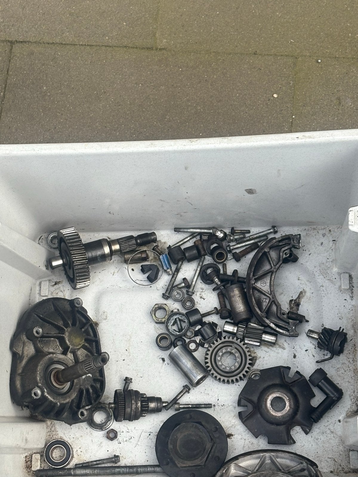 150cc Vertanding met vertandingsdeksel - Scooter onderdelen, Ophalen of Verzenden, Gebruikt, Overige typen