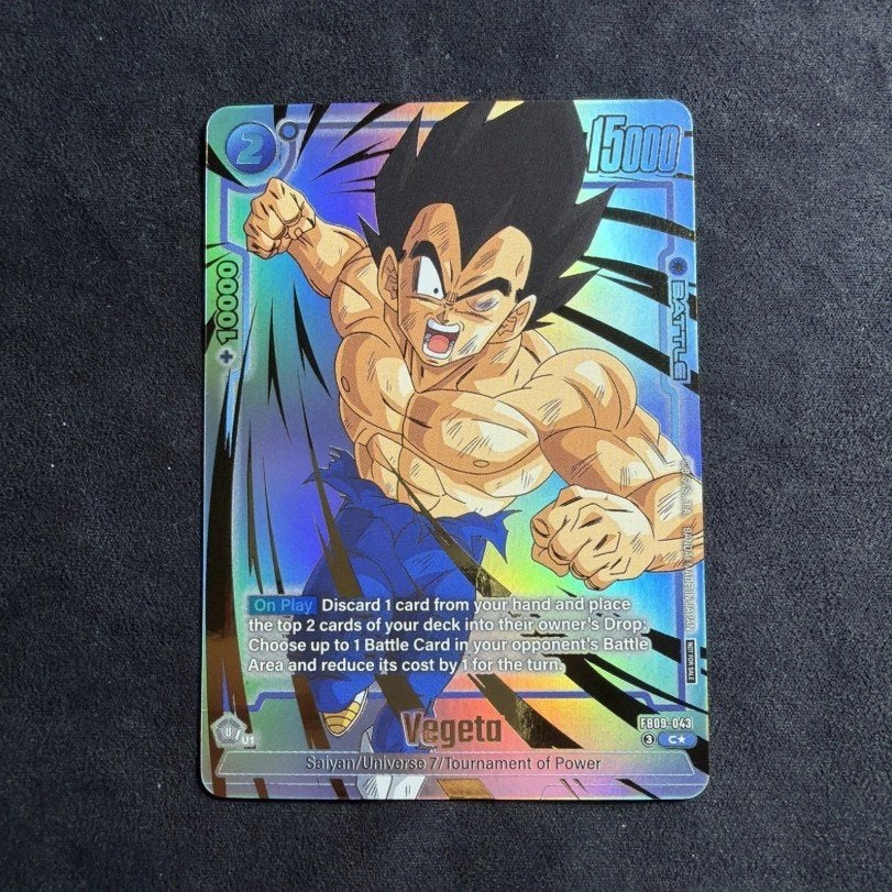 Vegeta FB09-043 Limited Pack Dragon Ball Fusion world, Hobby en Vrije tijd, Verzamelkaartspellen | Overige, Ophalen of Verzenden