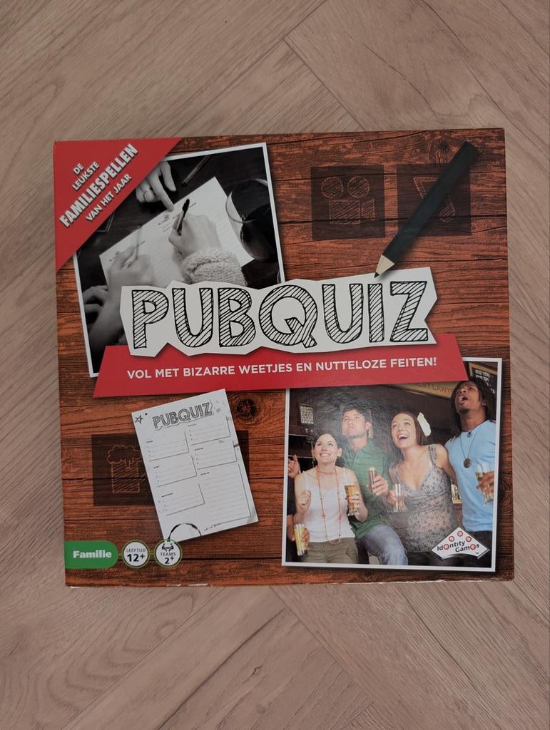 Pubquiz bordspel, Ophalen of Verzenden