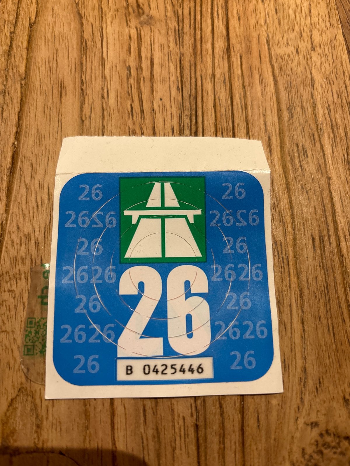 Zwitsers Autobahnvignette 2026 (Zwitserland), Ophalen of Verzenden, Nieuw