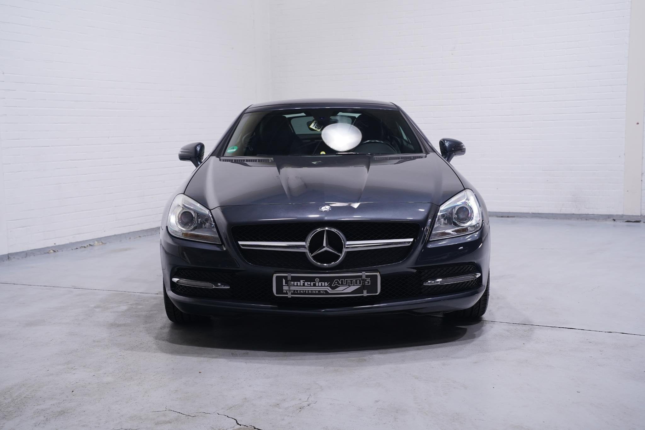 Mercedes-Benz SLK-klasse 200 navigatie lederen-bekleding sto, Auto's, Mercedes-Benz, Euro 5, Gebruikt, Zwart, 4 cilinders