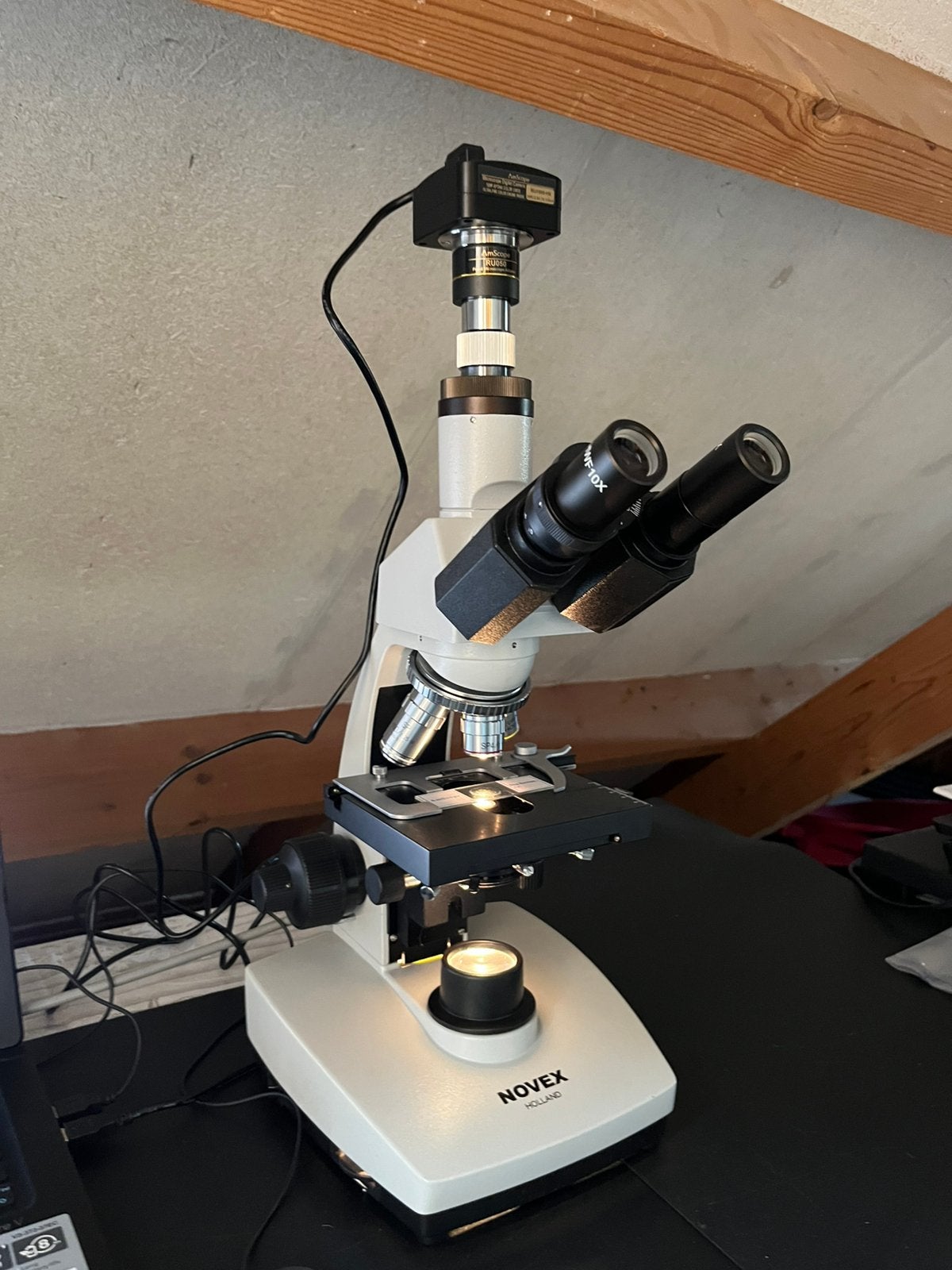 Microscoop met 10mp camera, Ophalen, Zo goed als nieuw, Overige typen