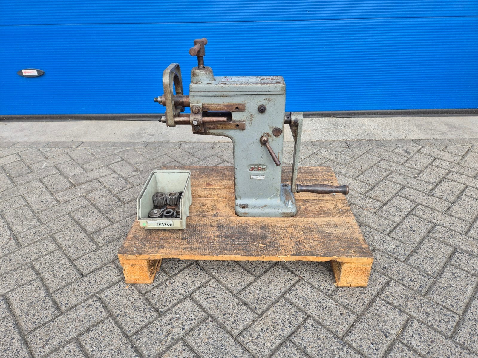 JÖRG Voormachine TYPE 4302 werkdiepte 240mm cap.1.5mm staal, Gebruikt, Overige merken, Holland, Overige typen