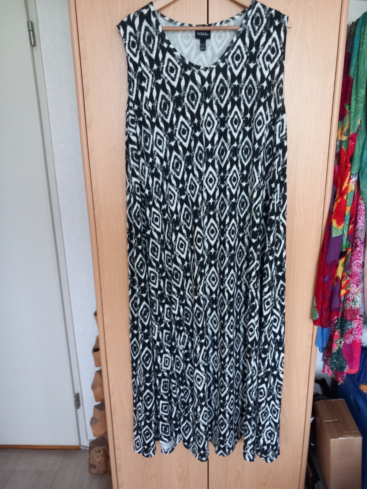 Ulla Popken jurk maat 46/48, Verzenden, Zwart, Maat 46/48 (XL) of groter, Nieuw
