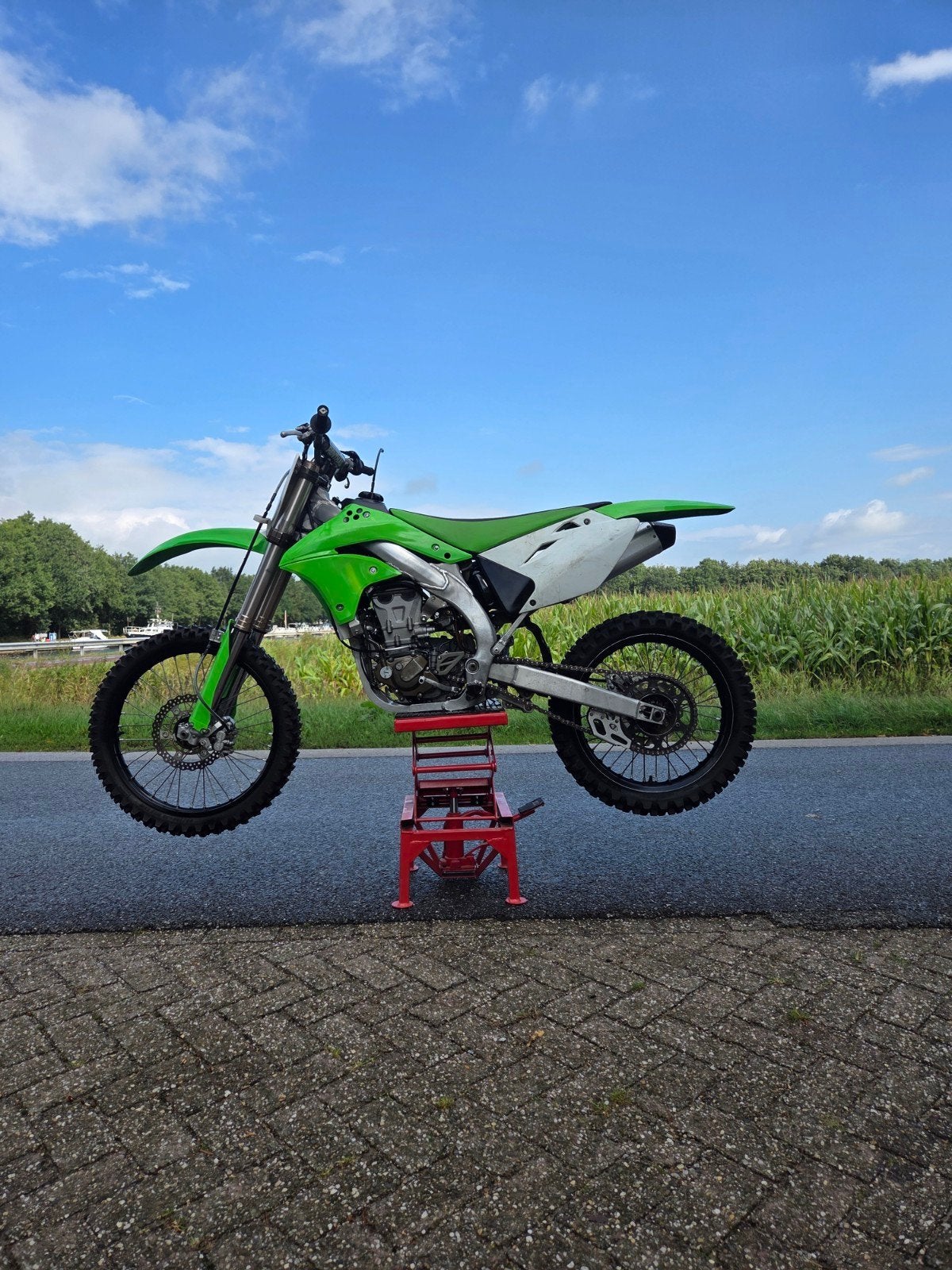 kawasaki kx 450, Motoren, 450 cc, 2 cilinders, Gebruikt, Particulier
