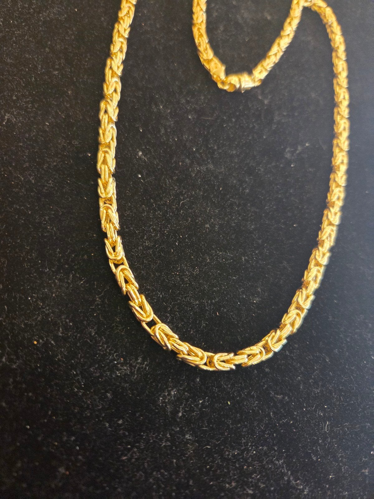 14 k gouden koningsketting 34,8 gram 66 cm, Ophalen of Verzenden, Nieuw, Goud, Goud