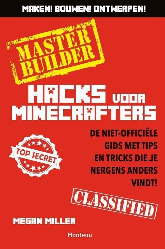 Minecraft - Minecraft Hacks Master Builder, Ophalen of Verzenden, Nieuw, Overige onderwerpen