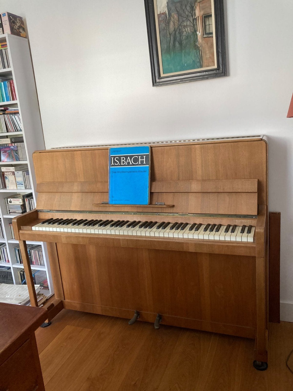 vintage piano merk Brasted, Ophalen, Gebruikt