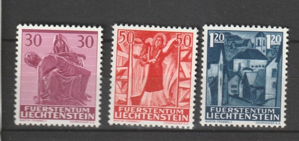 TSS Kavel 220184 Liechtenstein pf  minr 424-426 kerst, Ophalen, Overige landen, Postfris