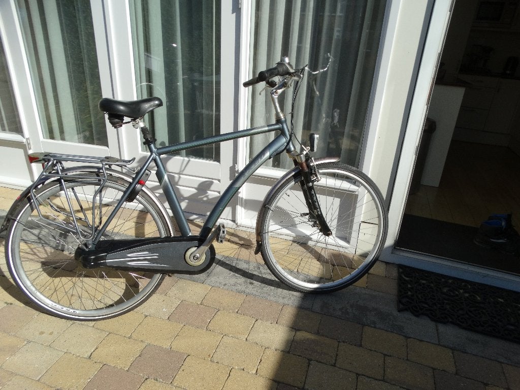 nette herenfiets 28 inch 7 vers fr mt 56, Versnellingen, Zo goed als nieuw, 57 tot 61 cm, Ophalen