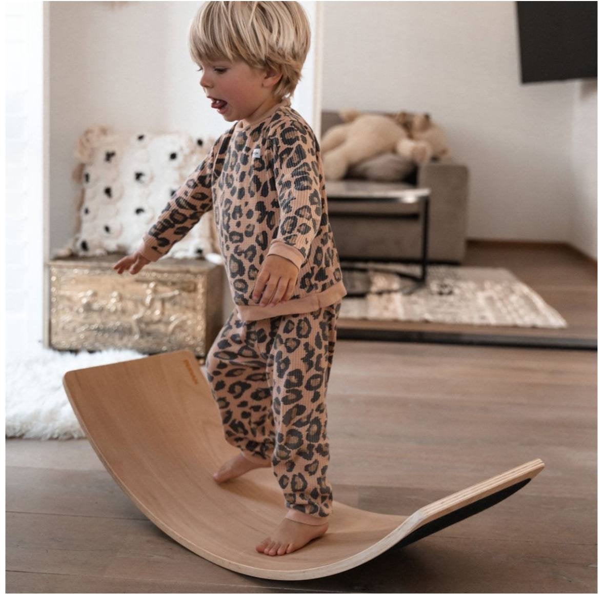 Deryan Wobbelboard - Balansbord voor Kinderen - Hout, Ophalen, Zo goed als nieuw