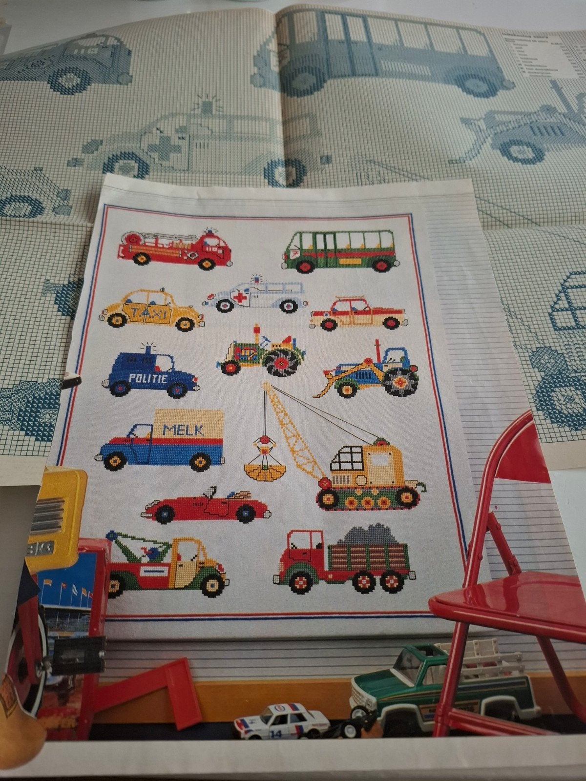 patroon autoschilderij, Ophalen, Nieuw, Handborduren, Patroon