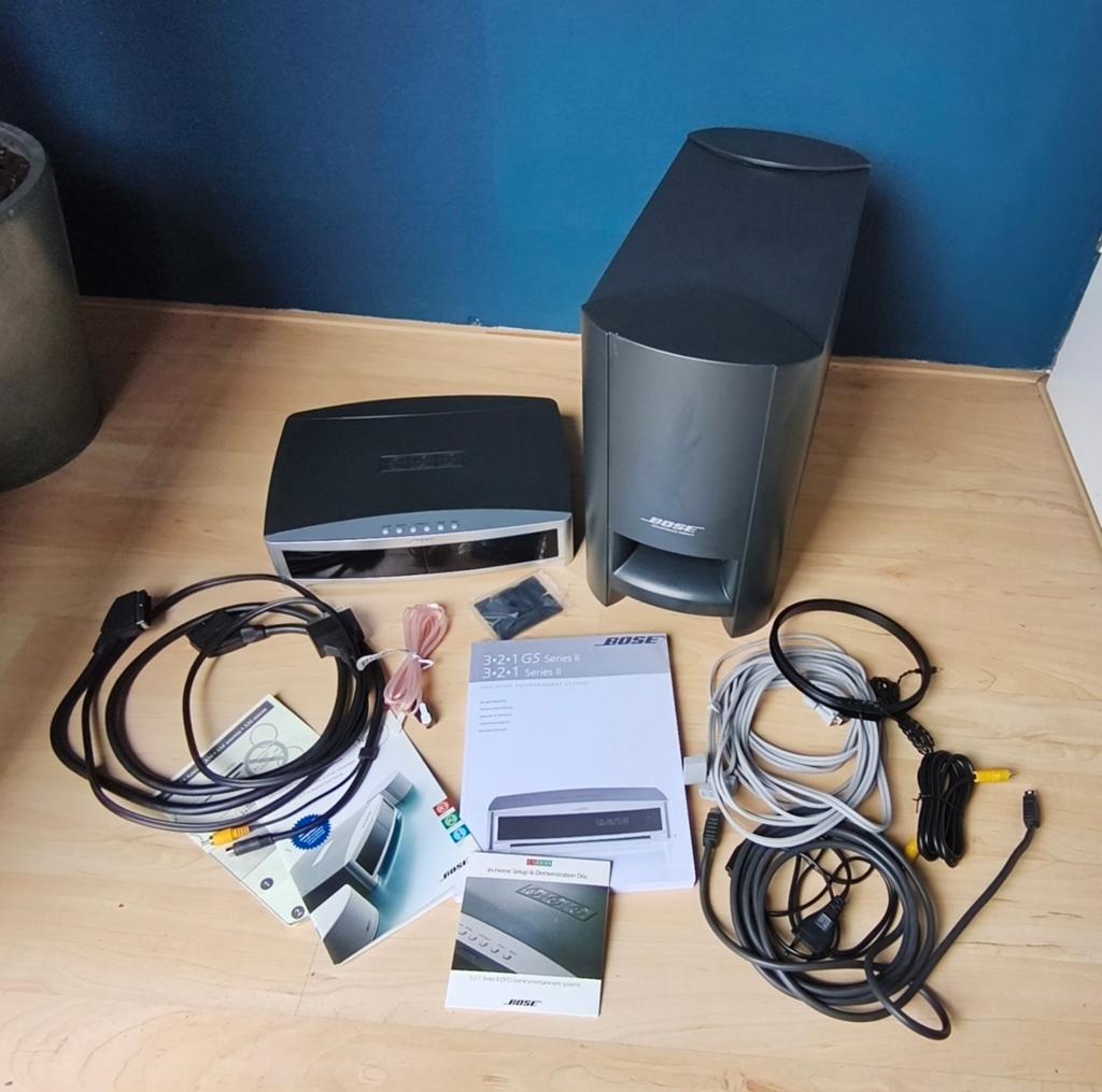 Bose 3-2-1 GS Series II voor onderdelen. T.e.a.b., Audio, Tv en Foto, 2.1-systeem, Zo goed als nieuw, Minder dan 40 watt, Dvd-speler