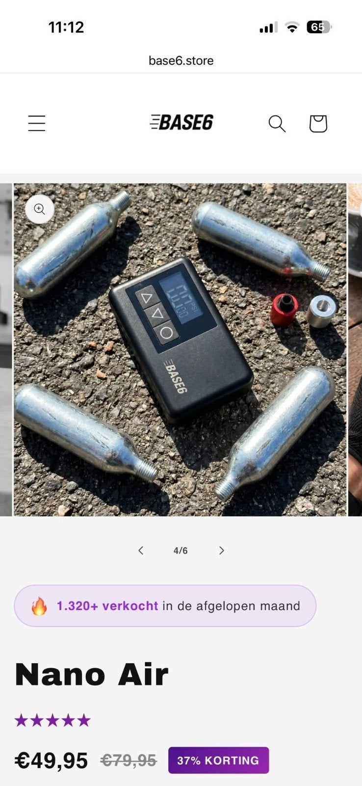 Foto 10 van ElektrischeFietspomp luchtcompressor  Bal scooter auto fiets