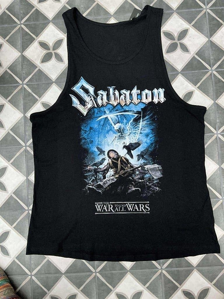 "The War To End All Wars" Tanktop zwart van Sabaton Maat M, Nieuw, Ophalen of Verzenden, REGINA, "The War To End All Wars" Tanktop zwart van Sabaton Maat M