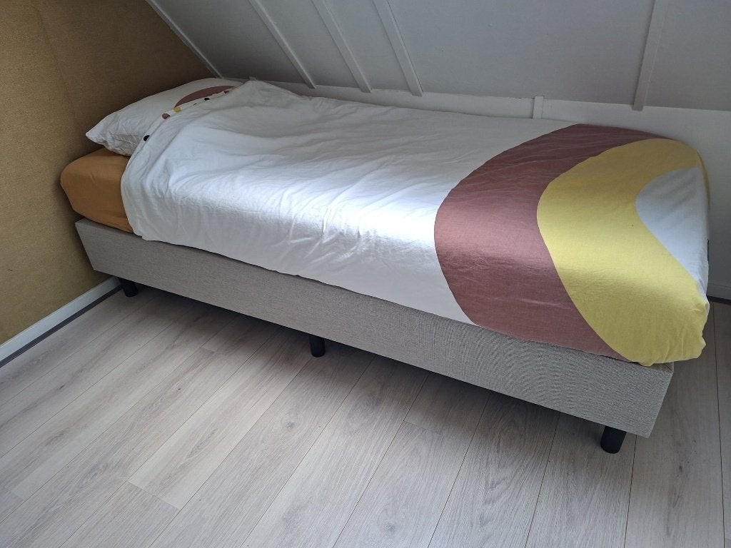 boxspring, Ophalen, Gebruikt, 90 cm, Eenpersoons