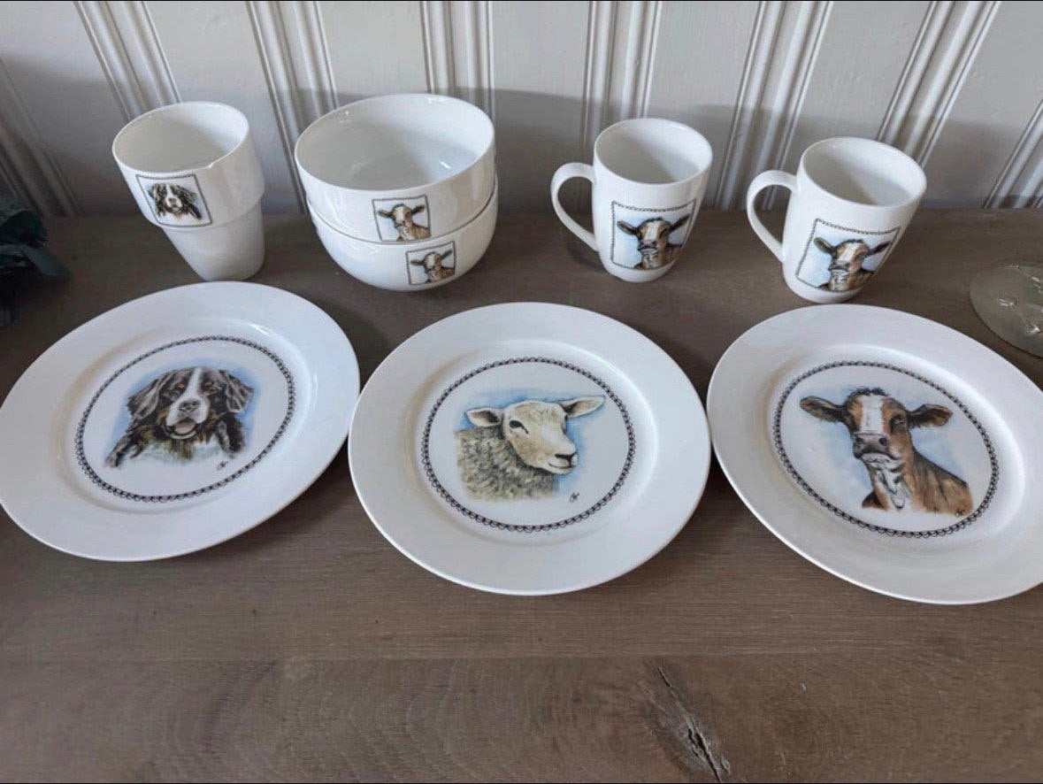 Dieren servies, Ophalen of Verzenden