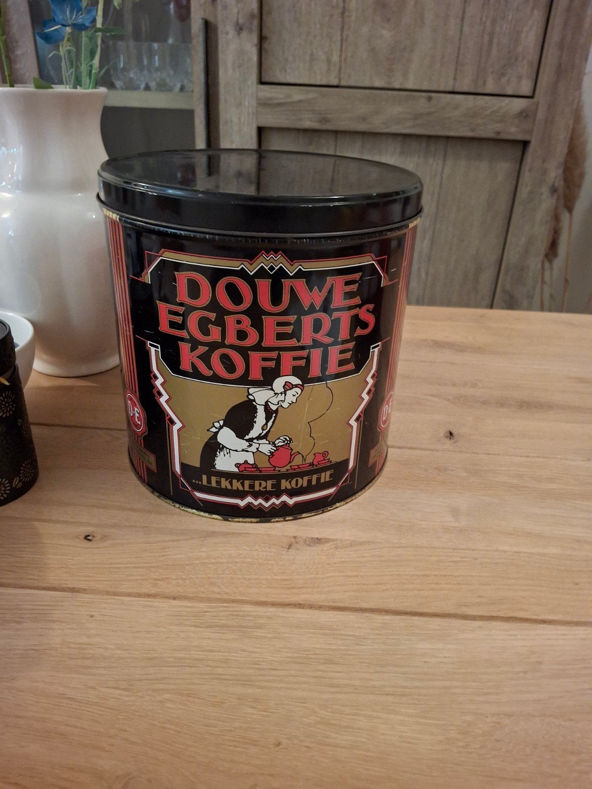 grote douwe egberts koffieblik, Ophalen of Verzenden, Koffie, Douwe Egberts