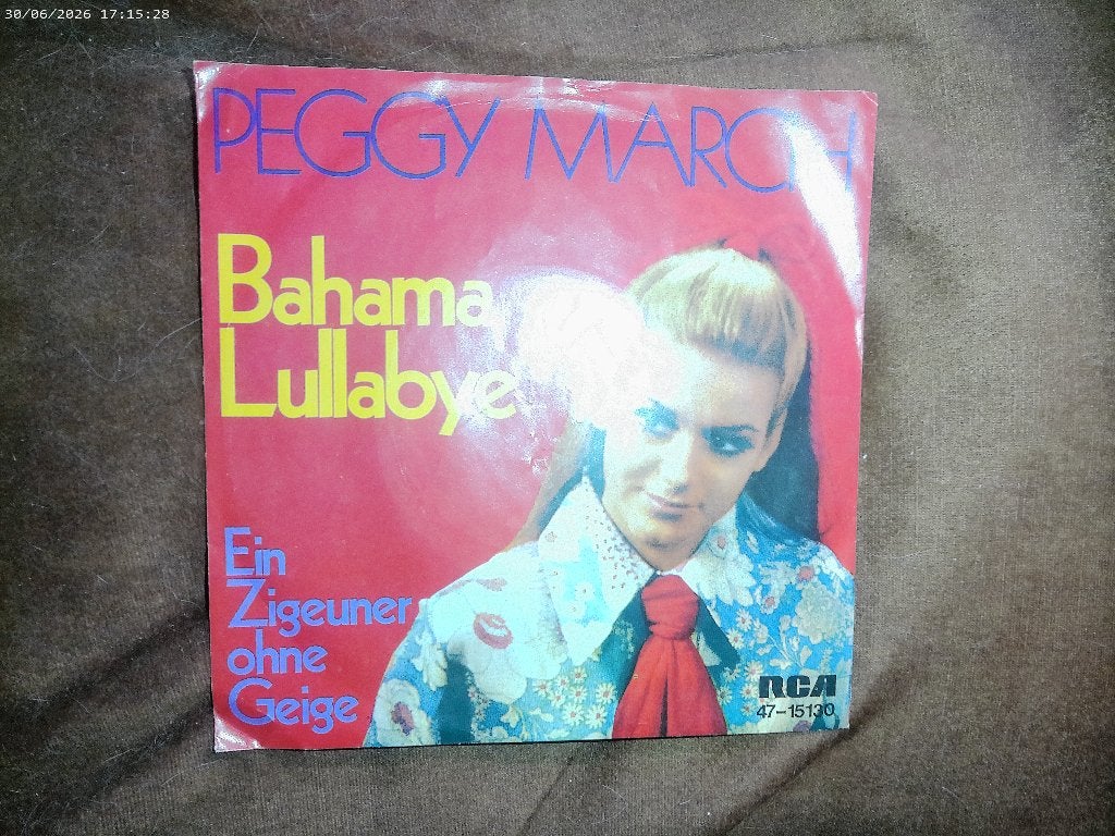 Peggy March - Bahama Lullabye, Cd's en Dvd's, Vinyl Singles, Gebruikt, Fotohoes, 7 inch, Overige typen
