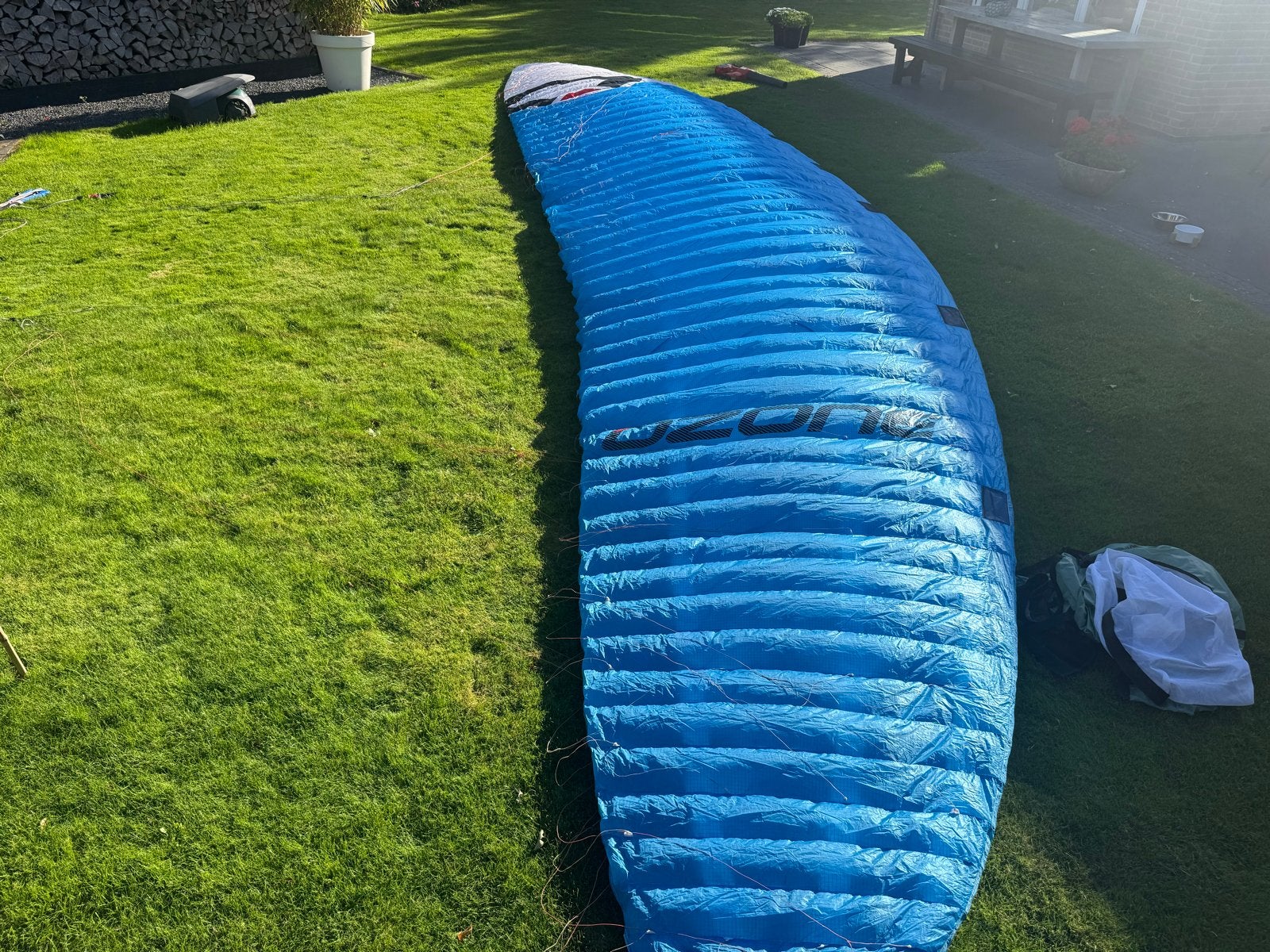Ozone R1 V4 15m² + Contact V4 55cm bar, Watersport en Boten, Bar, 15 m², Geen board, Ophalen of Verzenden