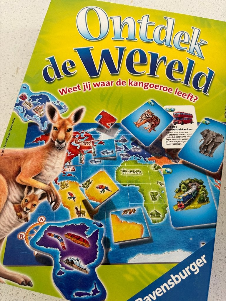 Ontdek de wereld, Een of twee spelers, Ophalen of Verzenden, Zo goed als nieuw, Ravensburger