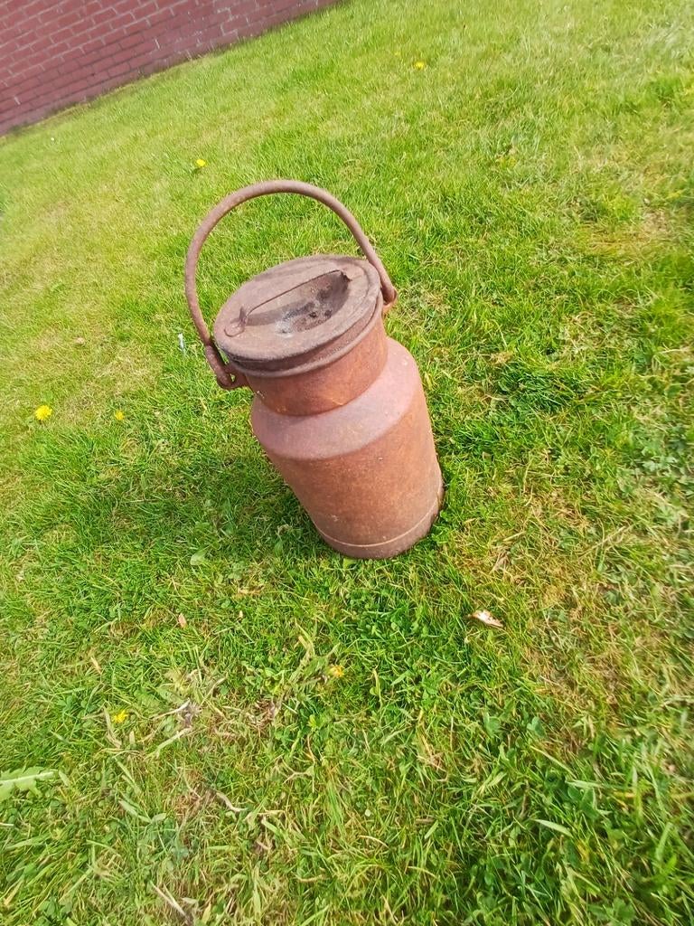 Mooi kleine antieke melkbus., Tuin en Terras, Ophalen of Verzenden, Gebruikt
