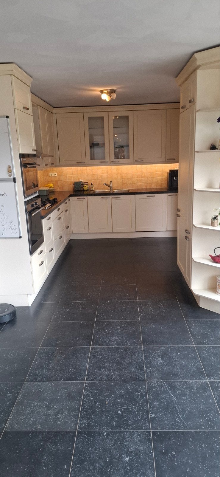 Complete keuken (créme), Ophalen, Gebruikt, Crème, Hoekkeuken
