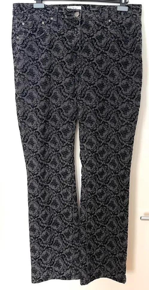 Ulla Popken pantalon maat 46 [v], Zwart, Maat 46/48 (XL) of groter, Ophalen of Verzenden, Zo goed als nieuw