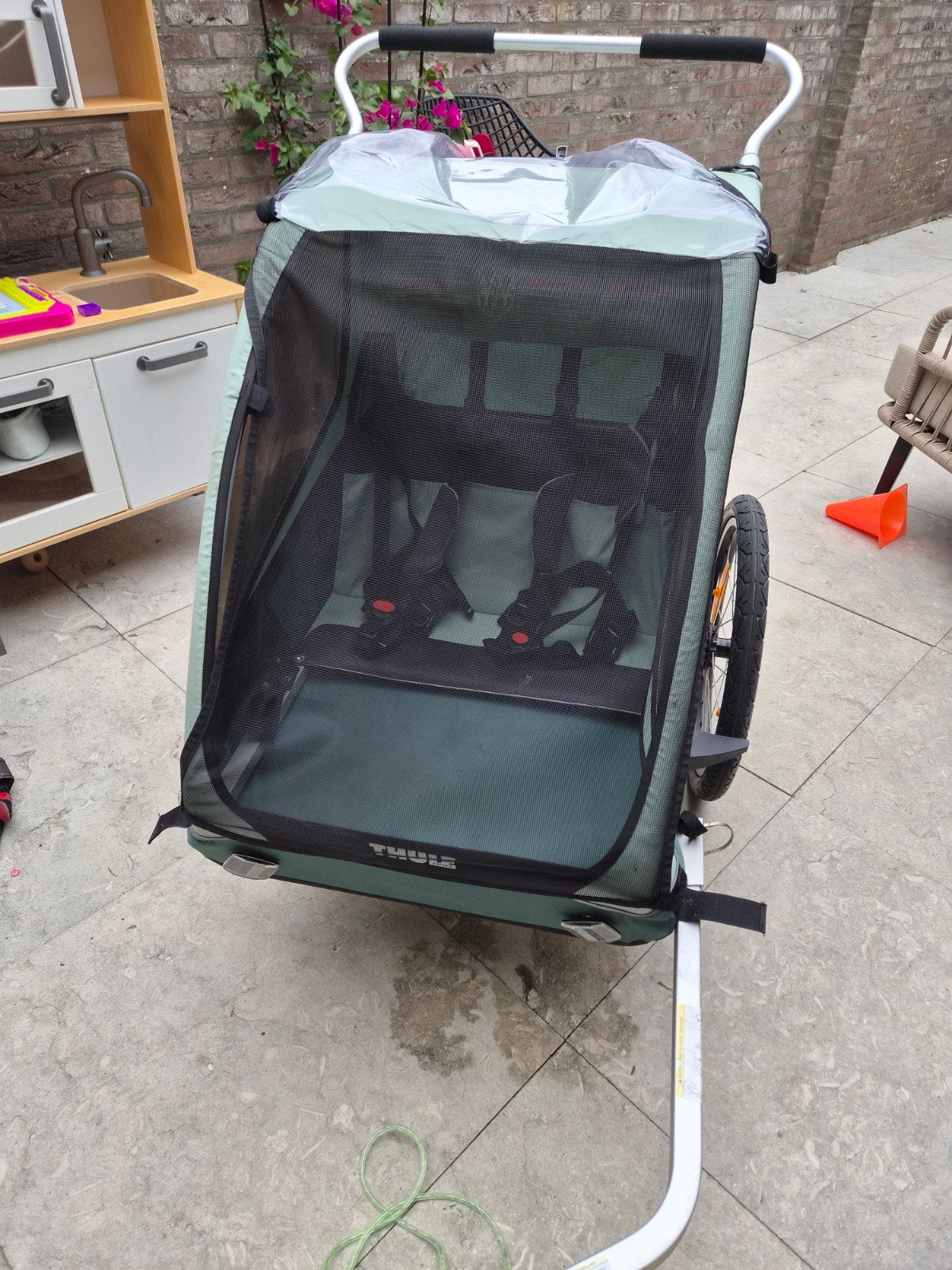 Thule fietskar, Ophalen, Gebruikt, Kinderkar, 40 tot 60 kg