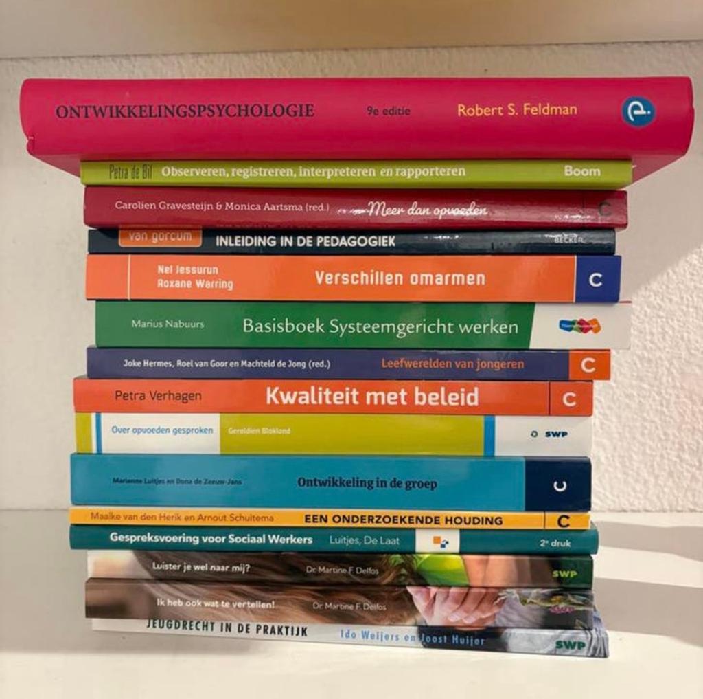 HBO pedagogiek schoolboeken eerste jaar, Boeken, Ophalen of Verzenden, Zo goed als nieuw, School, Studie en Wetenschap