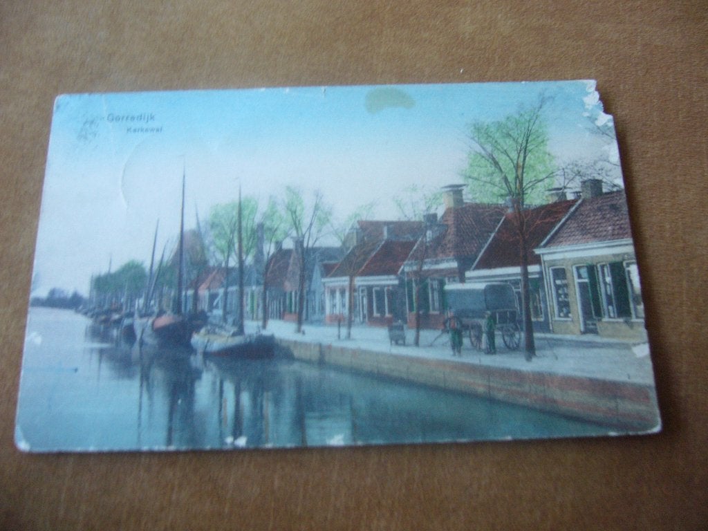 GORREDIJK  =  KERKEWAL, Ophalen of Verzenden, Voor 1920, Gelopen, Friesland