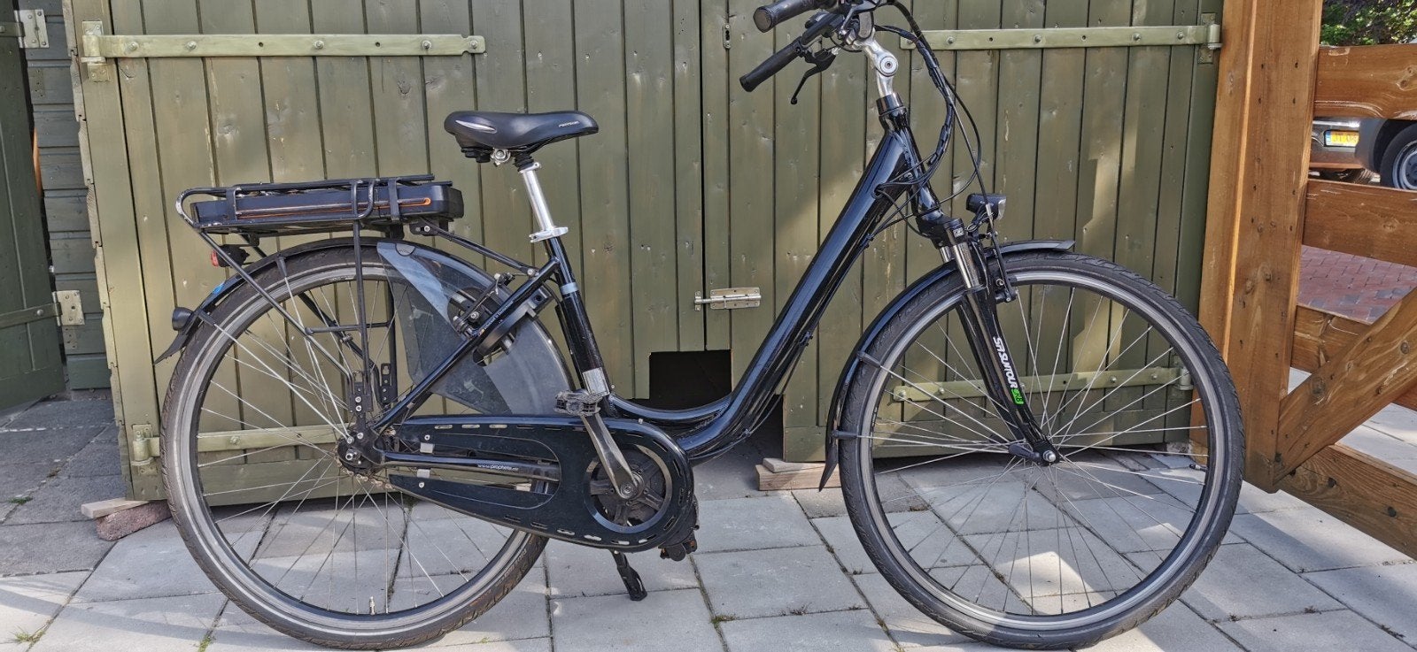 Elektrische fiets van blaupunkt een nette gebruikte fiets., Ophalen, Gebruikt, Overige merken