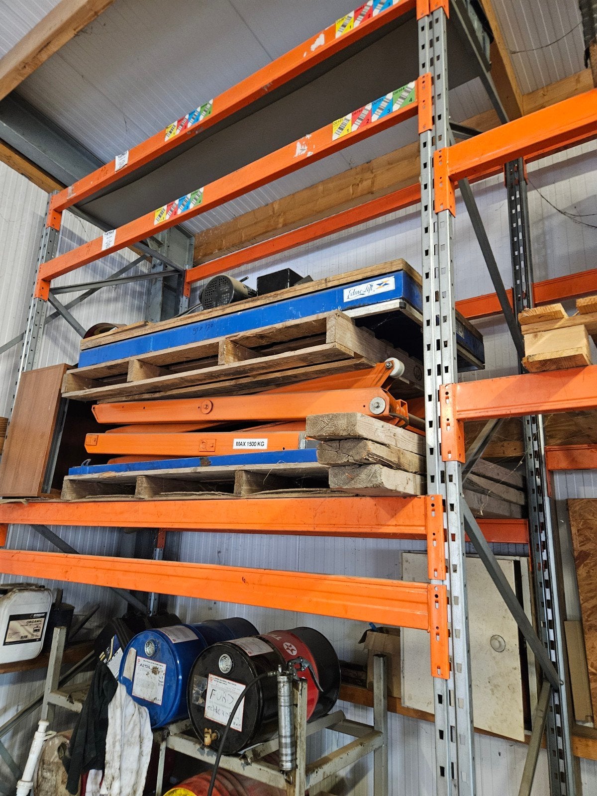 Edmolift TMD1500, Ophalen