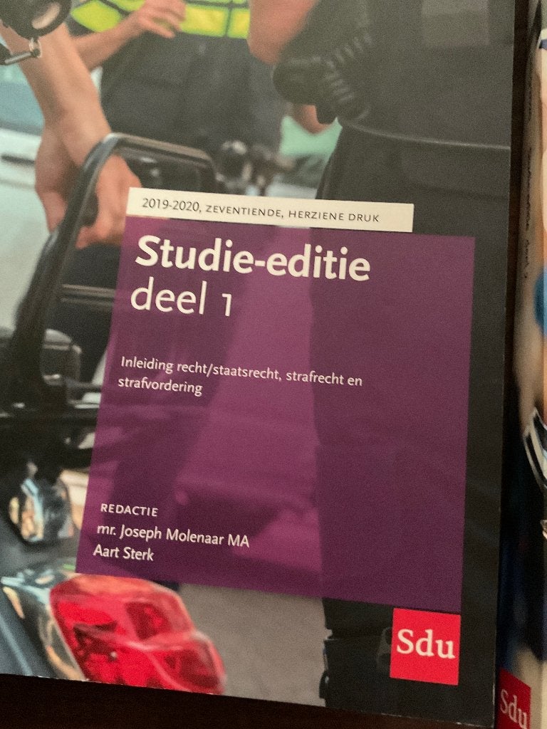 Studieboeken politie, Ophalen, Beta, Zo goed als nieuw, HBO