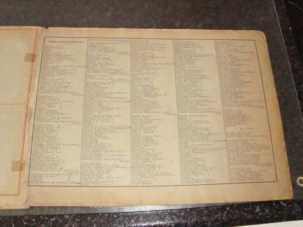 Oude kalender 1907, Diversen, Kalenders, Gebruikt, Jaarkalender, Ophalen of Verzenden