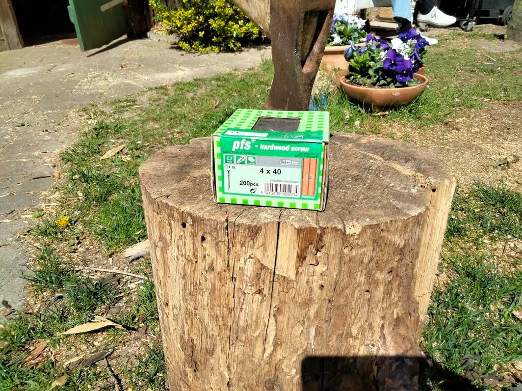 RVS schroef 4 x 40 mm, torx, zelftappend, 200st/doos € 12,50, Ophalen, Nieuw, Overige materialen