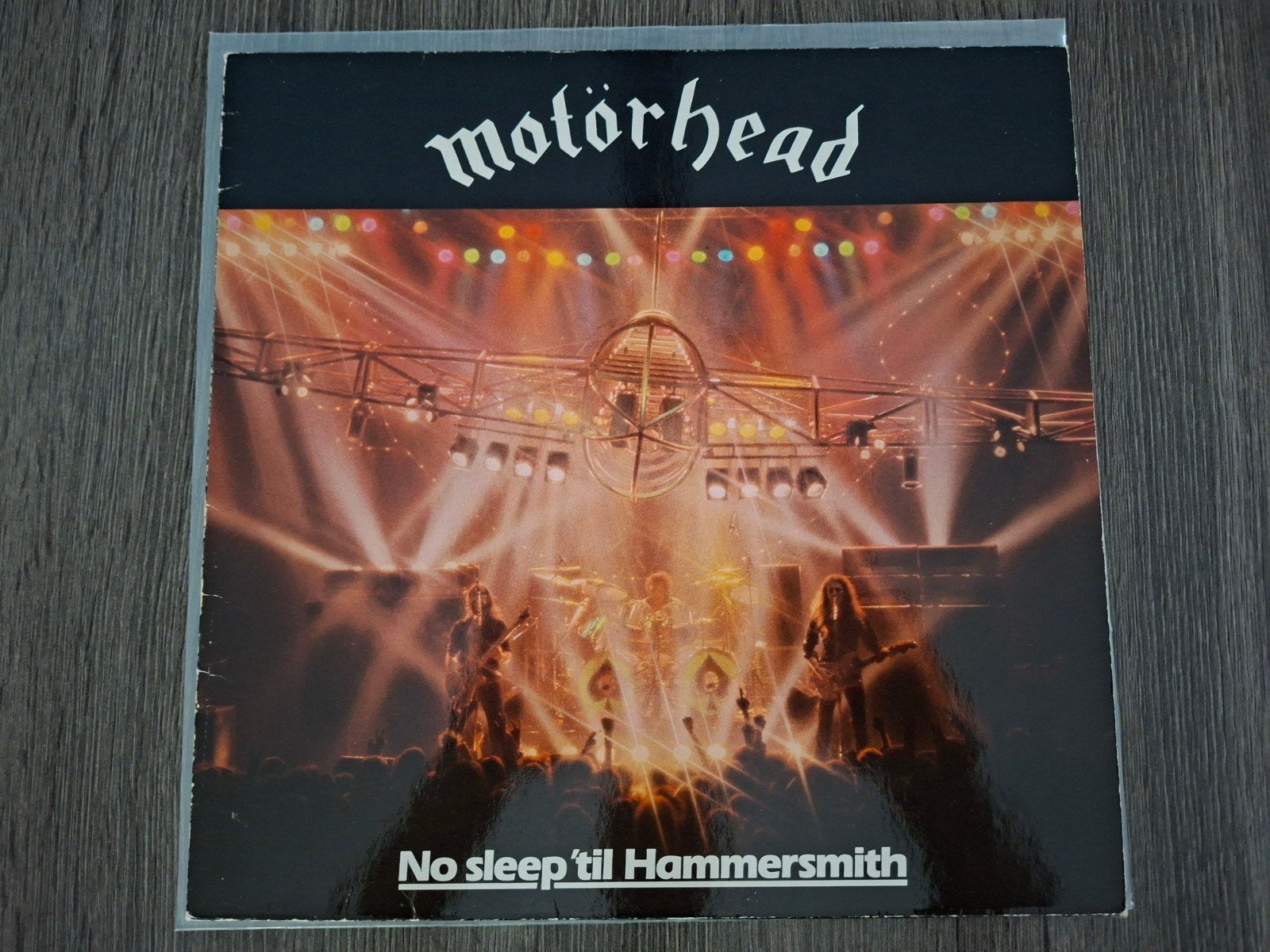 Motorhead- No sleep til Hammersmith lp, Cd's en Dvd's, Vinyl | Hardrock en Metal, Ophalen of Verzenden, Gebruikt